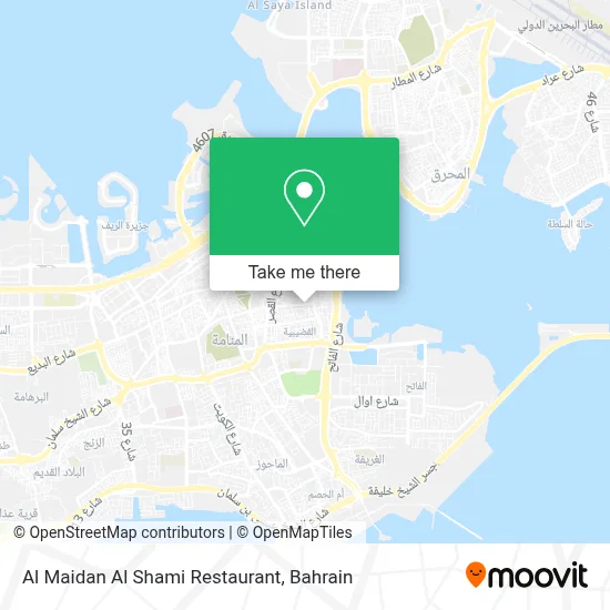 Al Maidan Al Shami Restaurant map