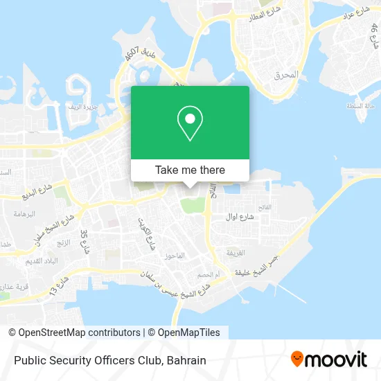 Public Security Officers Club map