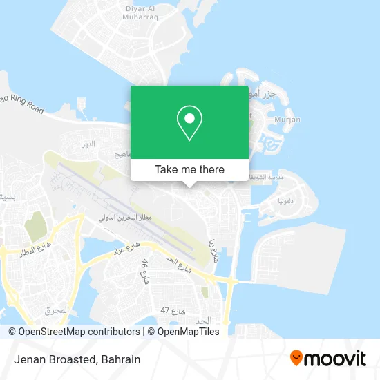 Jenan Broasted map