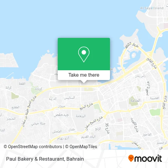 Paul Bakery & Restaurant map