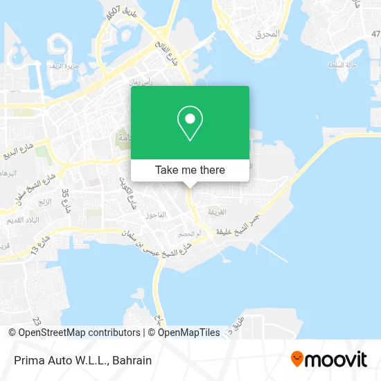 Prima Auto W.L.L. map
