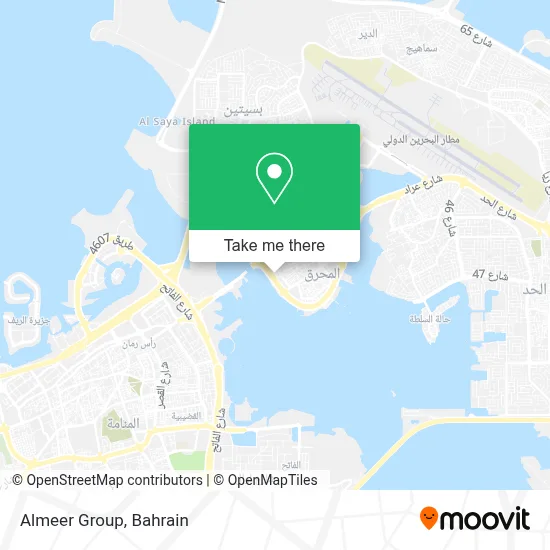 Almeer Group map