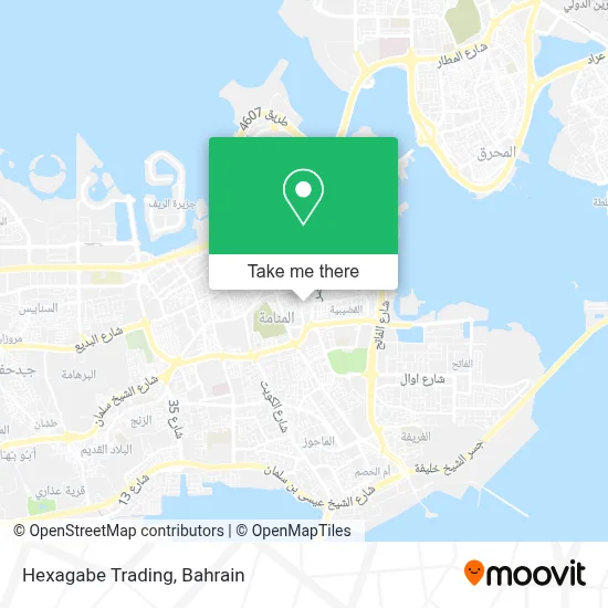 Hexagabe Trading map