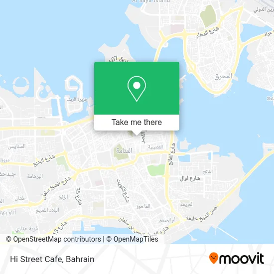 Hi Street Cafe map