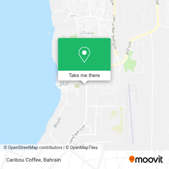 Caribou Coffee map