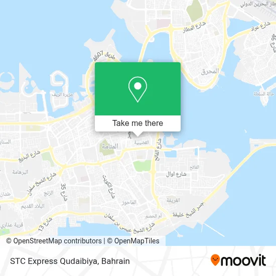 STC Express Qudaibiya map