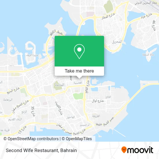 Second Wife Restaurant map