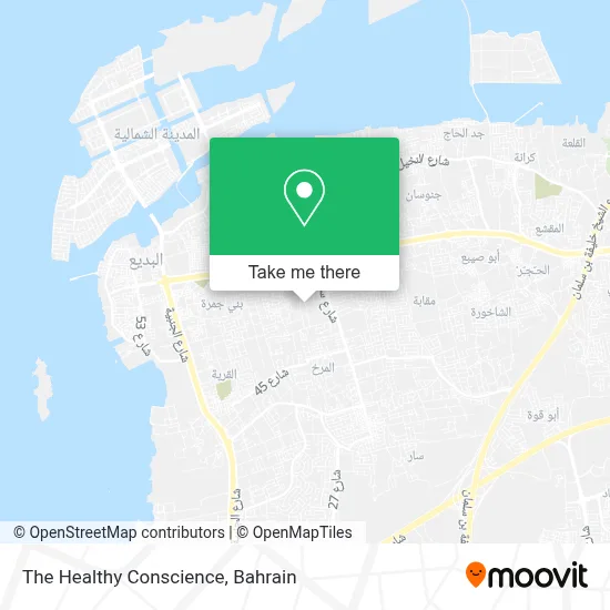 The Healthy Conscience map