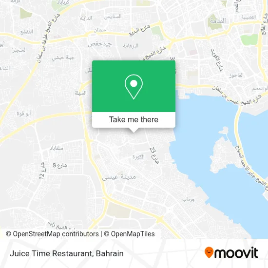 Juice Time Restaurant map