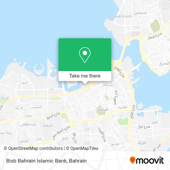 Bisb Bahrain Islamic Bank map