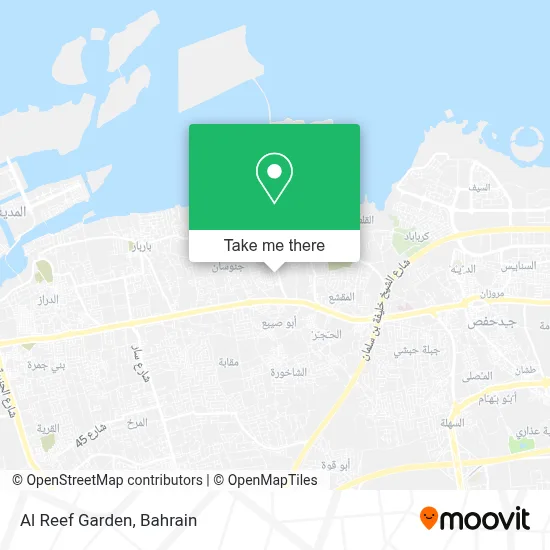 Al Reef Garden map