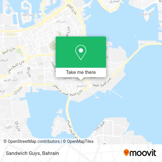 Sandwich Guys map
