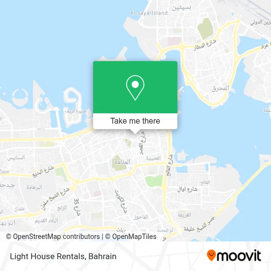 Light House Rentals map