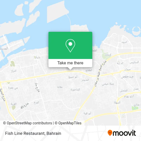 Fish Line Restaurant map