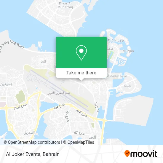 Al Joker Events map