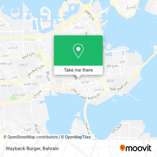 Wayback Burger map