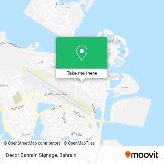 Decor Bahrain Signage map