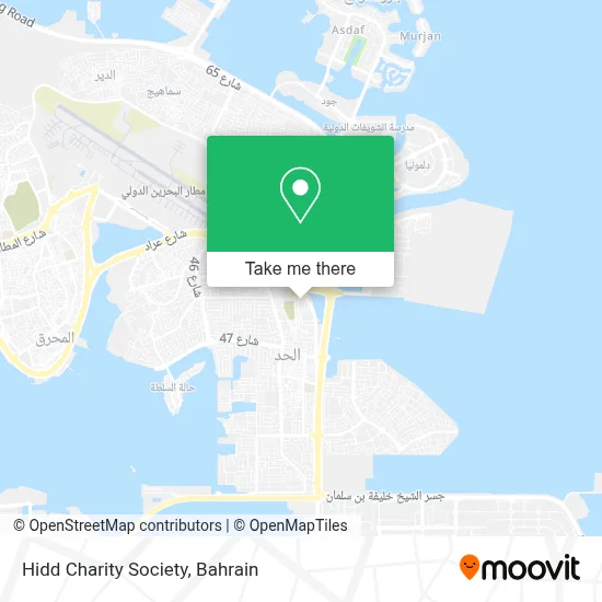 Hidd Charity Society map