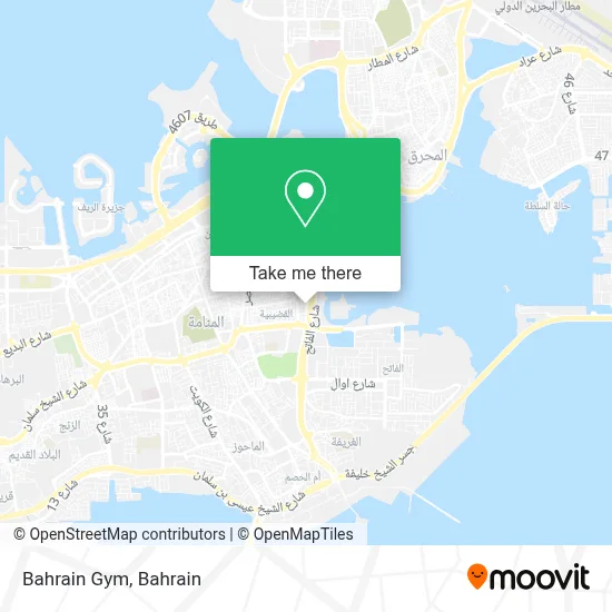 Bahrain Gym map