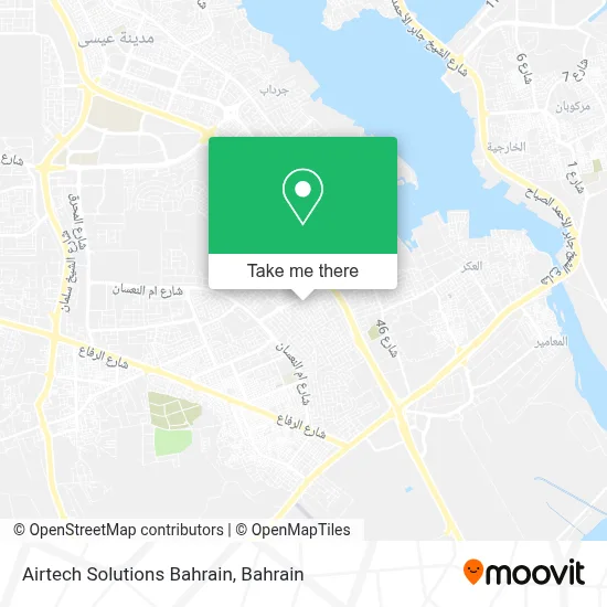 Airtech Solutions Bahrain map