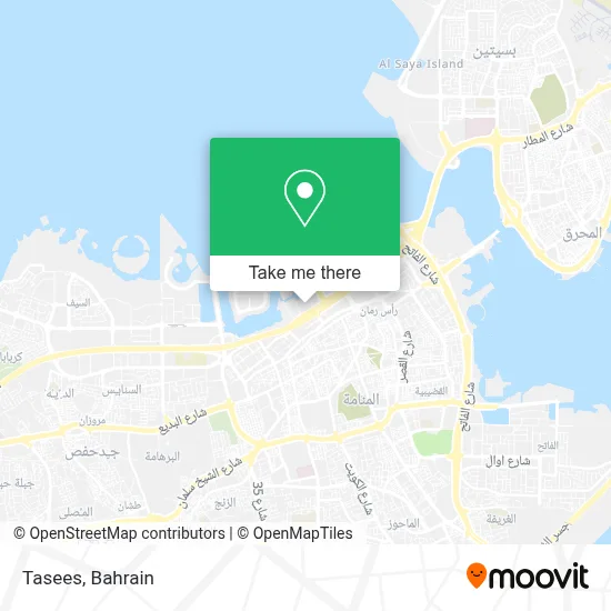 Tasees map
