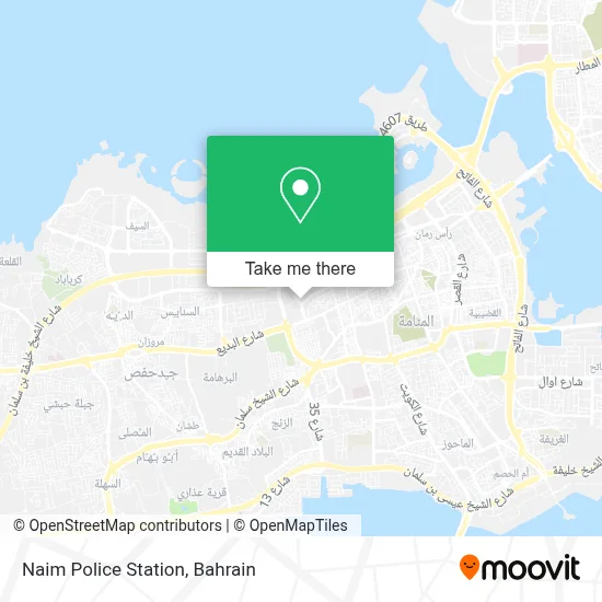 Naim Police Station map