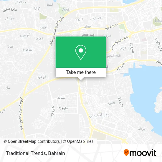 Traditional Trends map