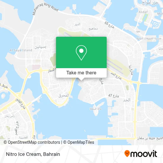 Nitro Ice Cream map