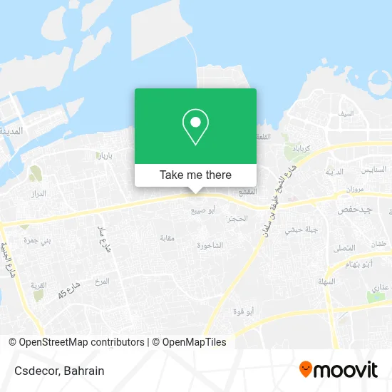 Csdecor map