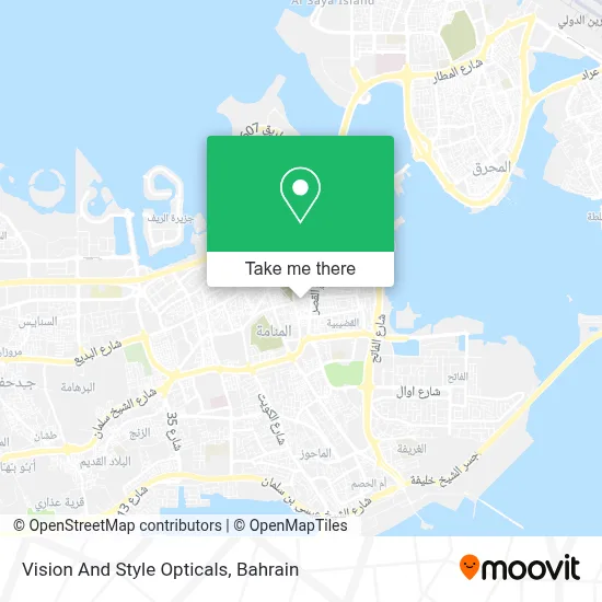 Vision And Style Opticals map