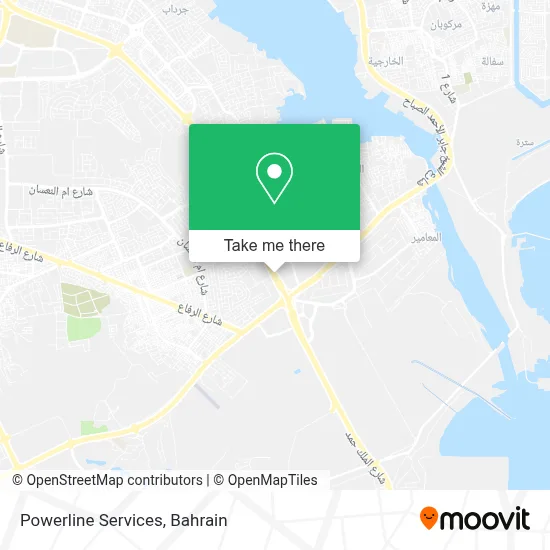 Powerline Services map