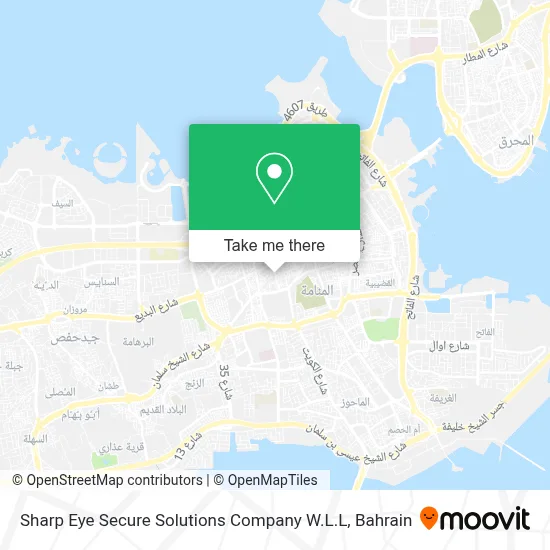 Sharp Eye Secure Solutions Company W.L.L map