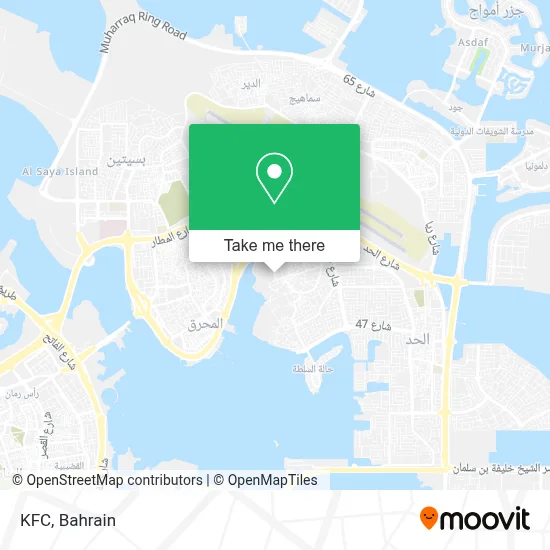 KFC map