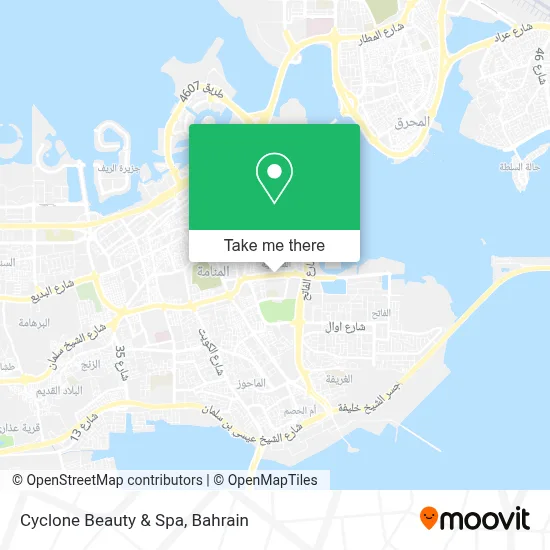 Cyclone Beauty & Spa map
