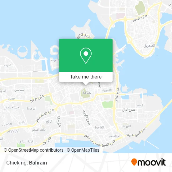 Chicking map