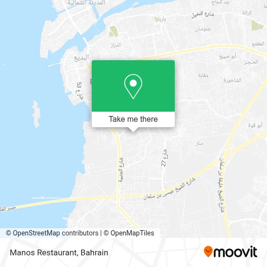 Manos Restaurant map