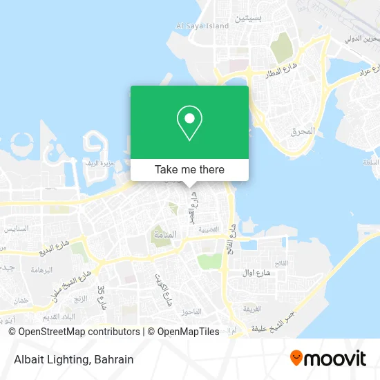 Albait Lighting map