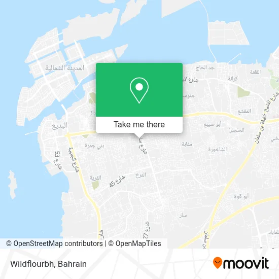 Wildflourbh map