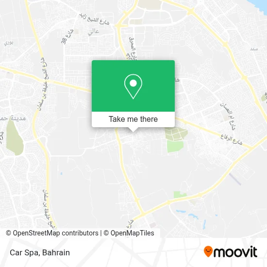 Car Spa map