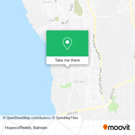 Hopecoffeebh map