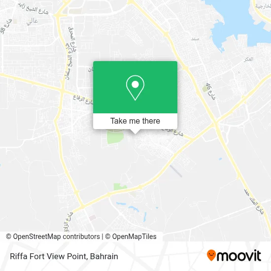 Riffa Fort View Point map