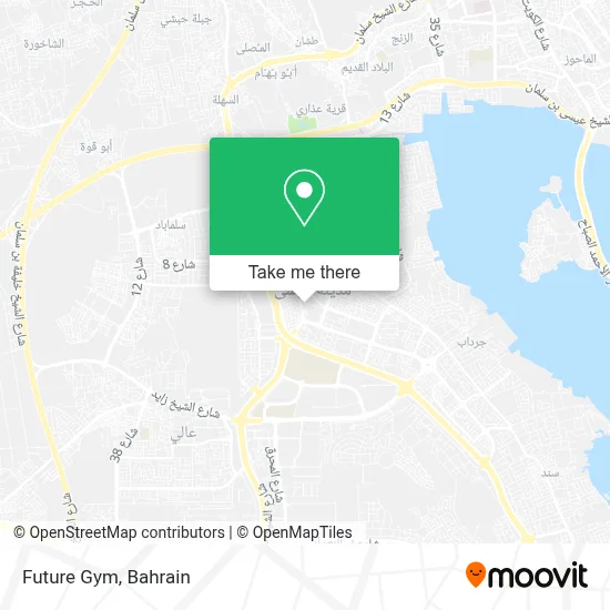 Future Gym map