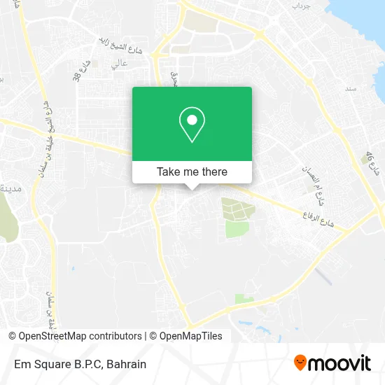 Em Square B.P.C map