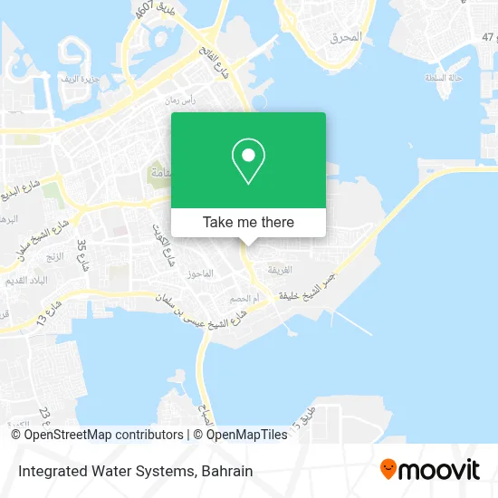 Integrated Water Systems map