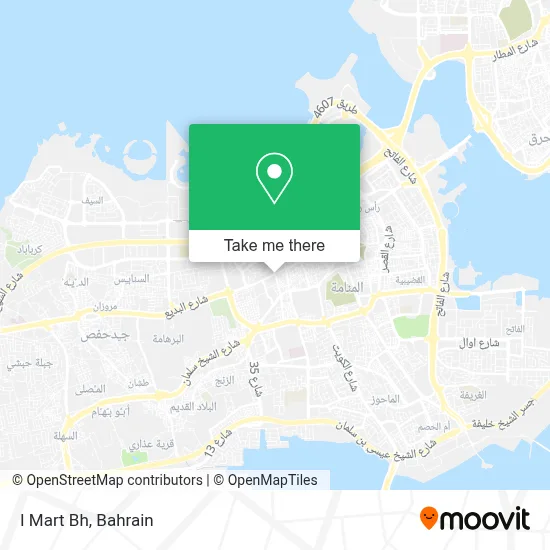 I Mart Bh map
