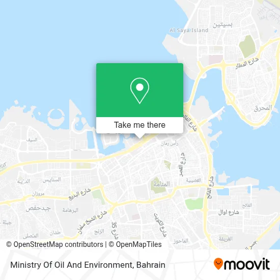 Ministry Of Oil And Environment map