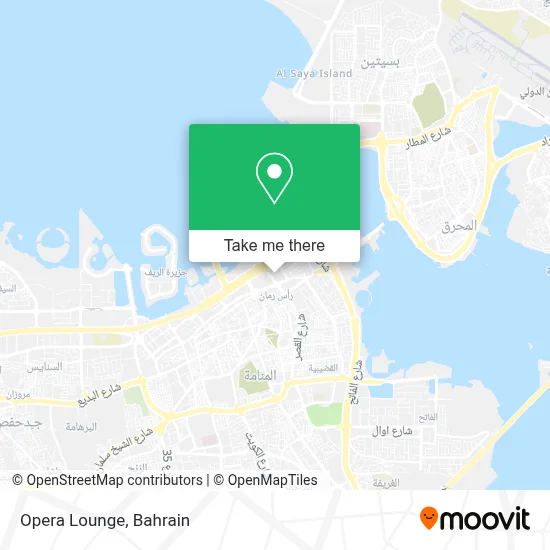 Opera Lounge map