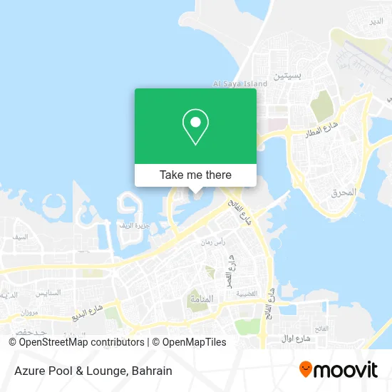 Azure Pool & Lounge map