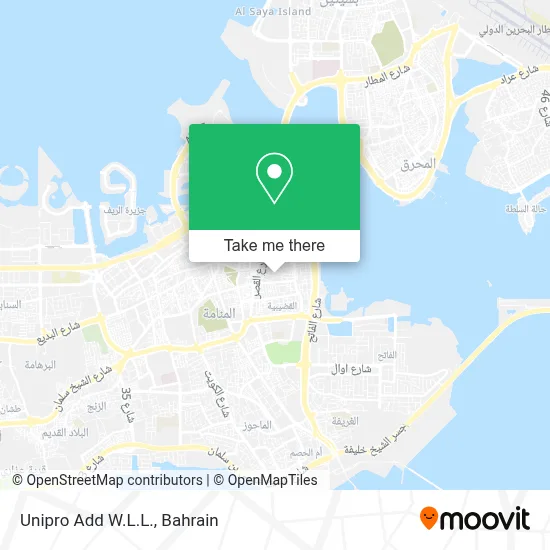 Unipro Add W.L.L. map