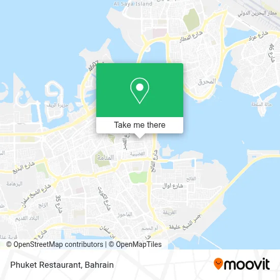 Phuket Restaurant map